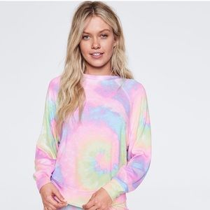 VS PINK COZY SLOUCHY CREW S